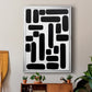 Shuffle IV - Modern Framed Canvas Print