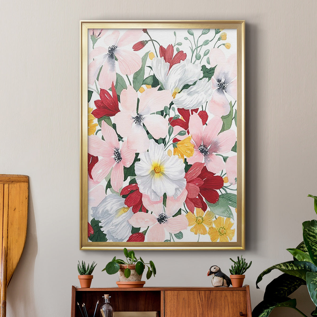 Spring Bliss II - Modern Framed Canvas Print