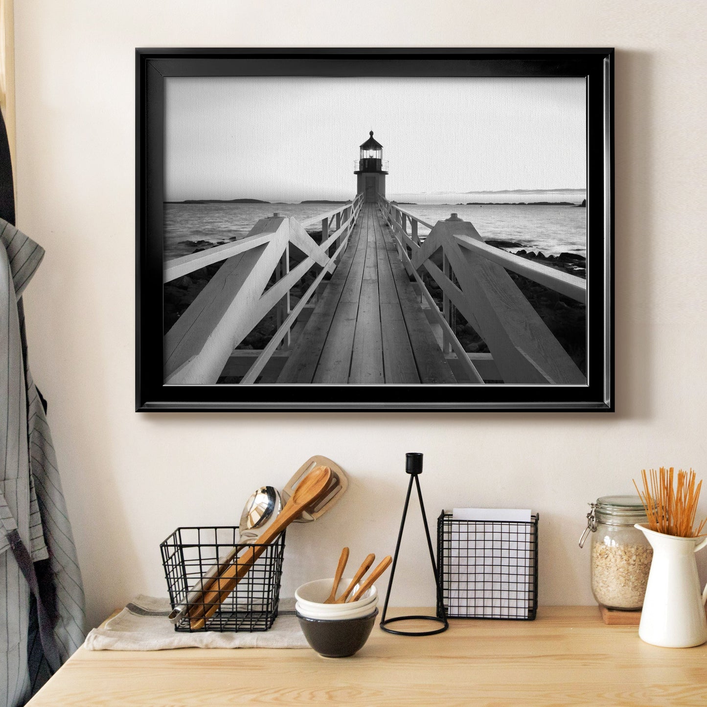 Marshall Point Lighthouse Premium Classic Framed Canvas - Ready to Hang