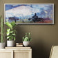 Saint Lazare Station in Paris - Floater Framed Canvas Print
