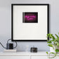 Neon Love I Premium Framed Print Double Matboard