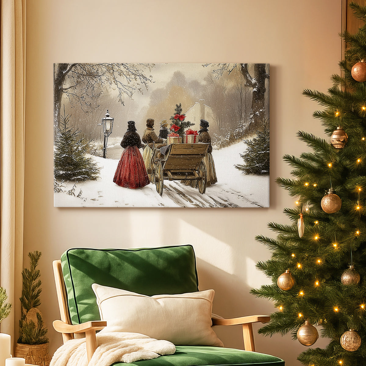 Eve of Candlelit Skies - Canvas Art Print