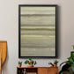 Lines in Neutral II - Modern Framed Canvas Print
