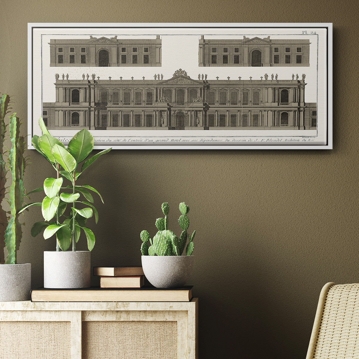 Buildings & Facades I - Floater Framed Canvas Print
