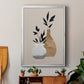 Simple Bud Vases I - Modern Framed Canvas Print