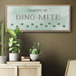 Dinomite - Floater Framed Canvas Print