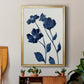 Indigo Bloom I - Modern Framed Canvas Print