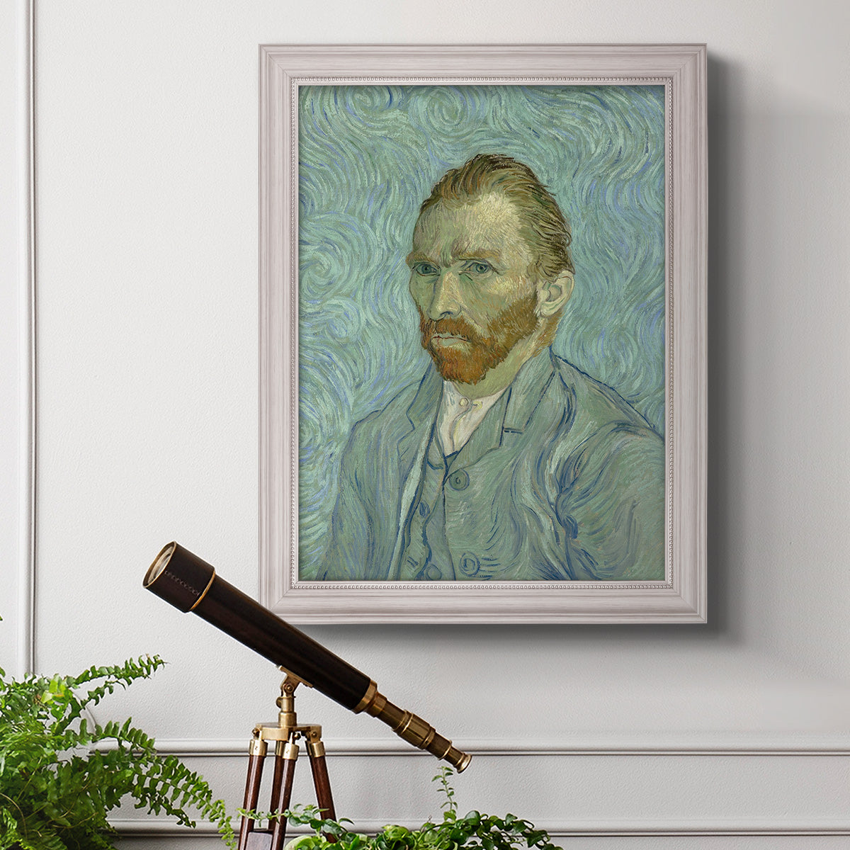 Self-Portrait, 1889 - Ornate Framed Canvas Print