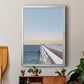 Day at the Pier - Modern Framed Canvas Print