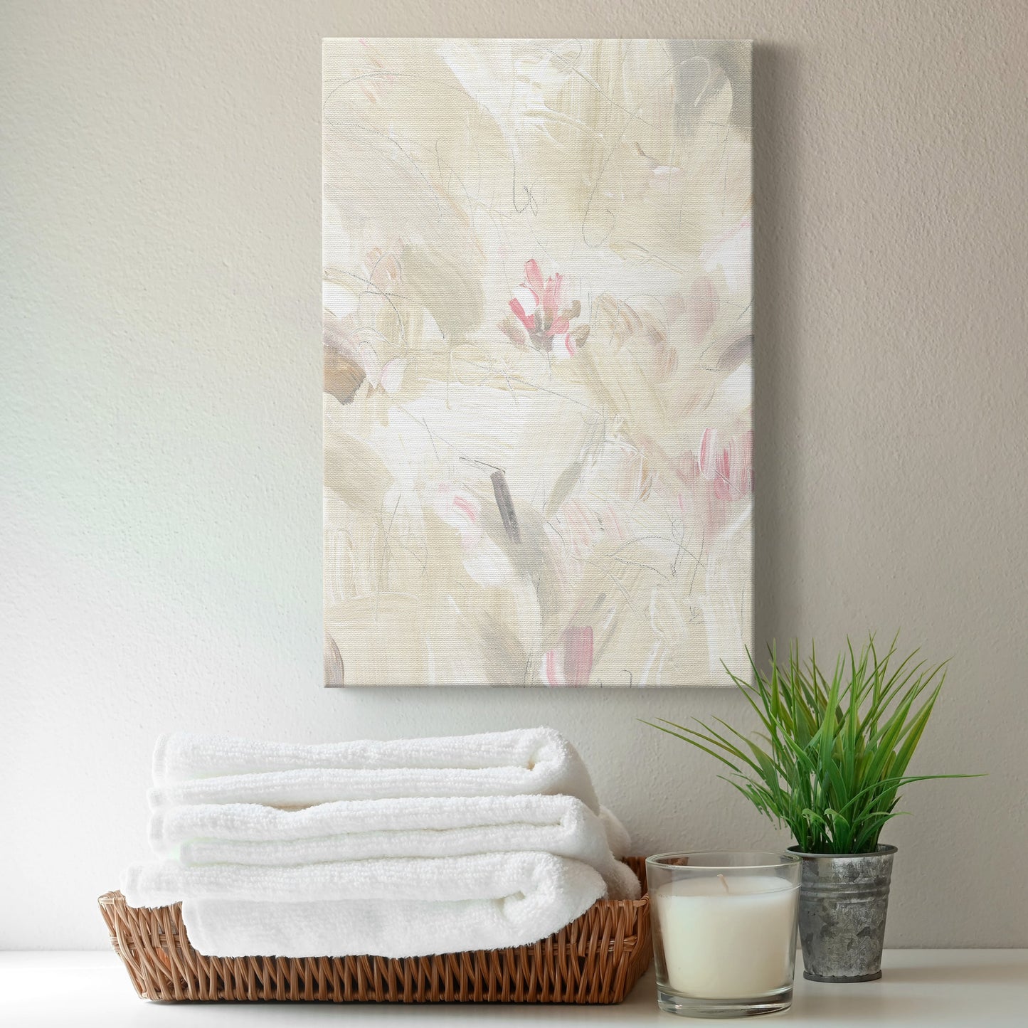 Soft Abstraction II - Canvas Art Print