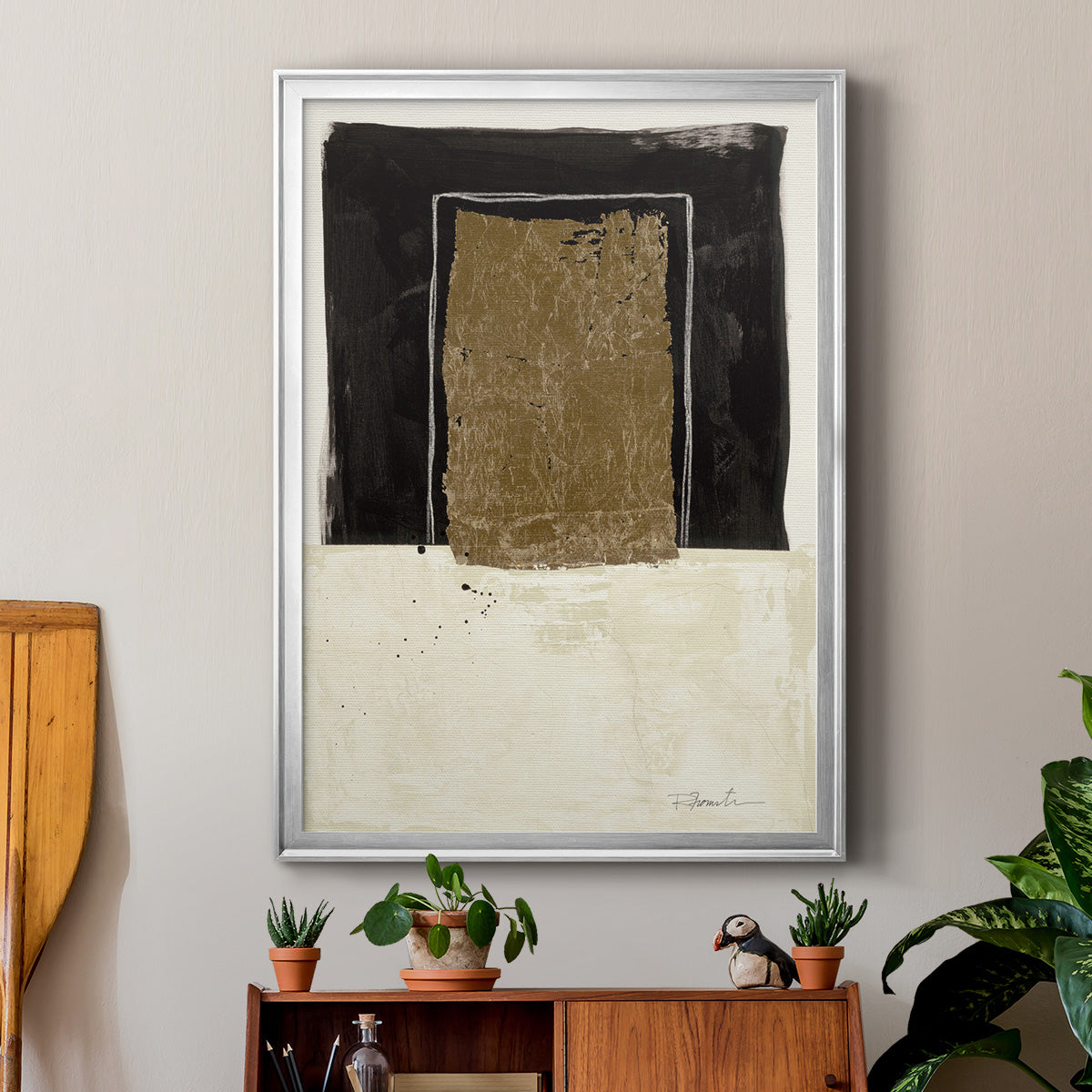 Standing Strong I - Modern Framed Canvas Print