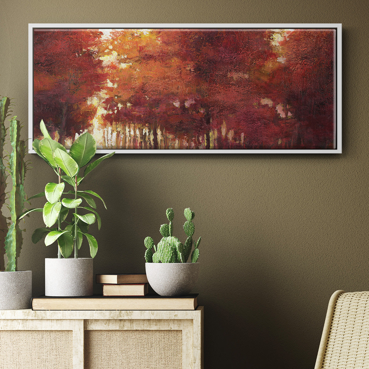 Afternoon Light - Floater Framed Canvas Print
