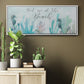 Seahorses and Coral - Floater Framed Canvas Print