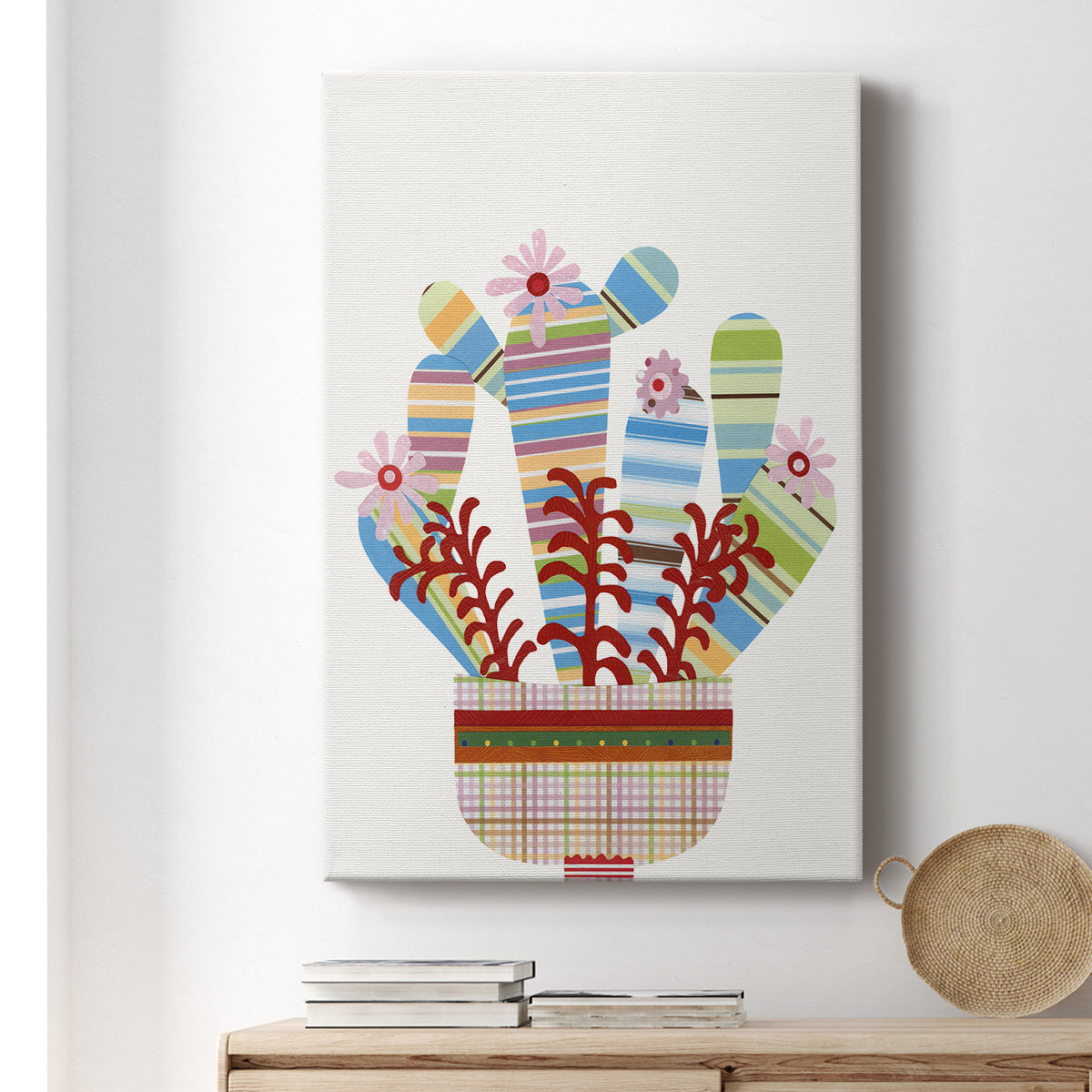 Cheerful Succulent VI - Canvas Art Print