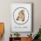 Harvest Home Squirrel - Modern Framed Canvas Print