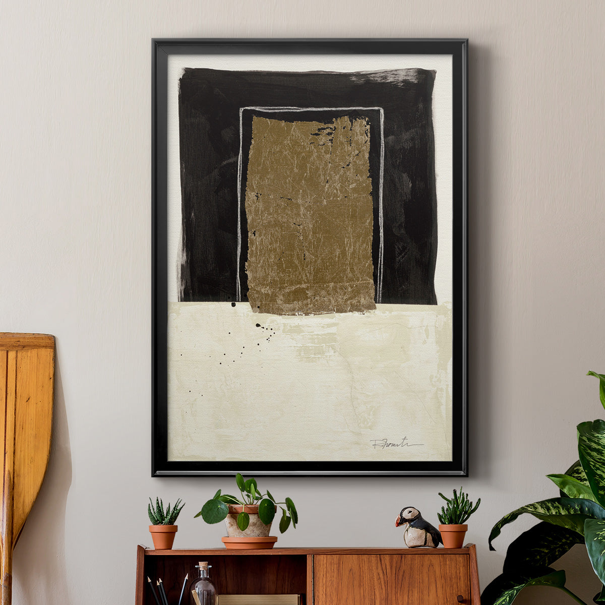 Standing Strong I - Modern Framed Canvas Print
