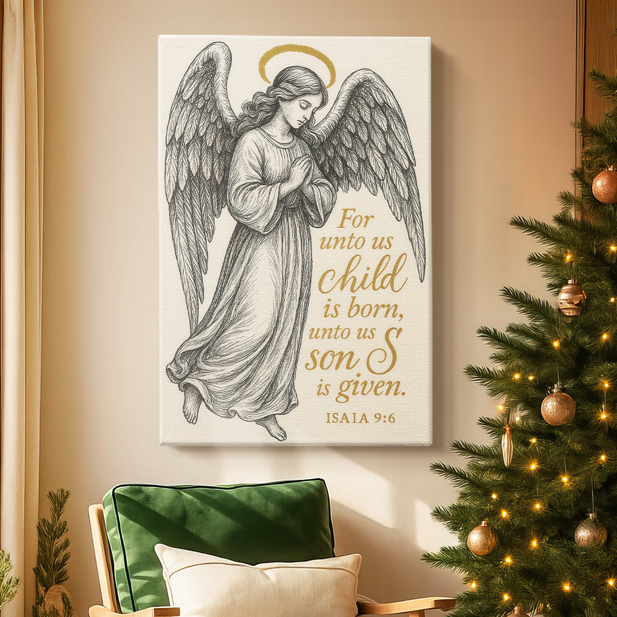 Chapel of Golden Serenade - Canvas Art Print