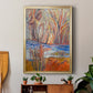 Cadmium Winter Solstice I - Modern Framed Canvas Print