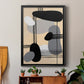 Interconnected Shapes II - Modern Framed Canvas Print