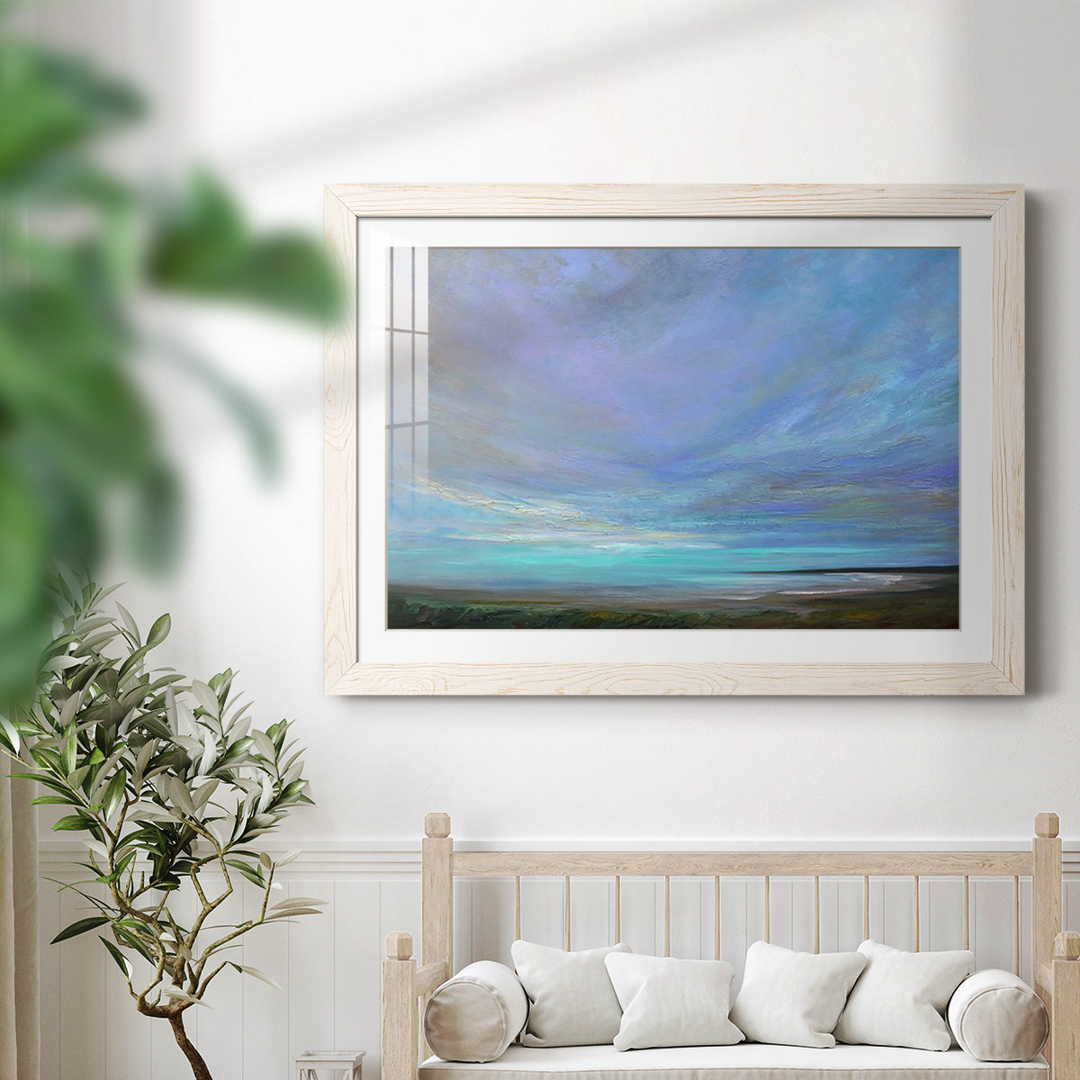 Coastal Views III - Barnwood Framed Art Print
