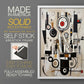 Abstract Series CLXVIII - Restickable Framed Art Set