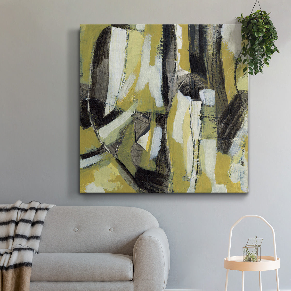 Citron Rhythm III - Canvas Art Print