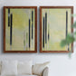 Neutral Assemblage I - Premium Framed Canvas 2 Piece Set - Ready to Hang