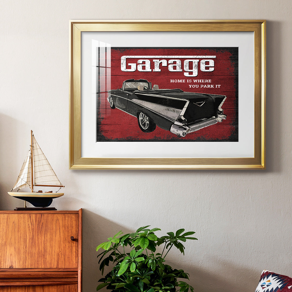 The Garage Premium Framed Print - Ready to Hang