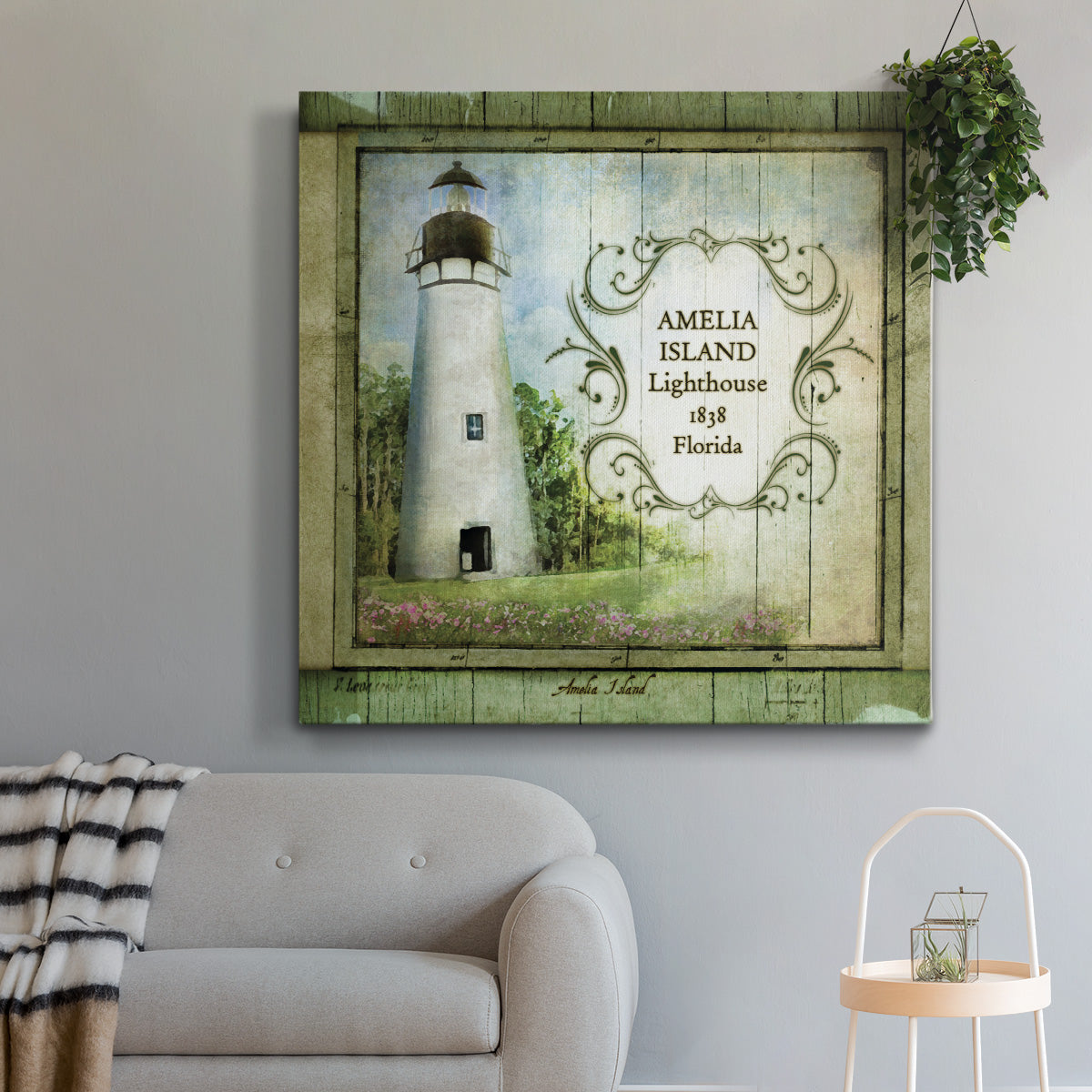 Florida Lighthouse I-Premium Gallery Wrapped Canvas - Ready to Hang