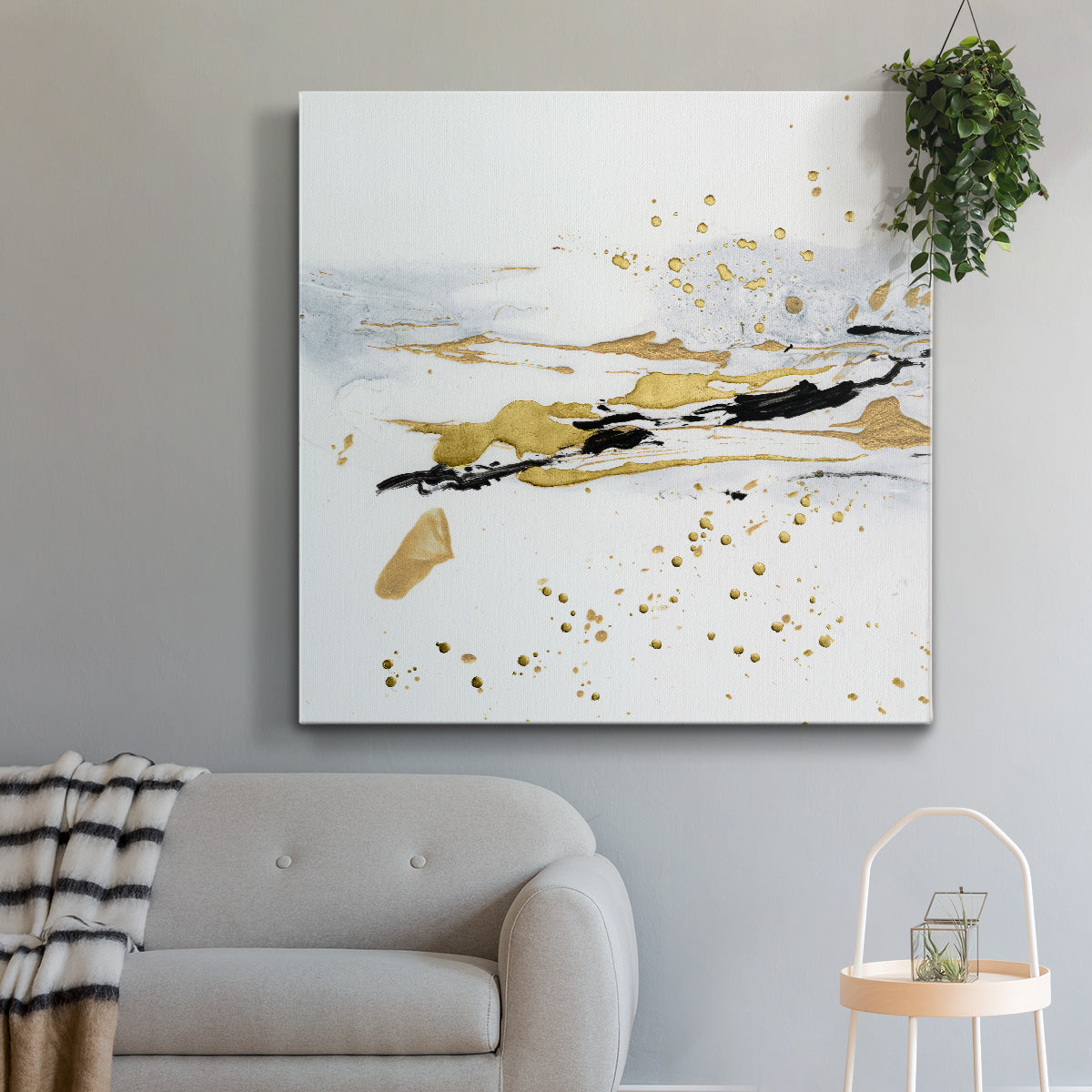 Golden Kelp III - Canvas Art Print