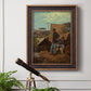 American genre scene of domestic life by Winslow Homer in an ornate bronzed mahogany wood frame displayed in a light-toned interior setting.