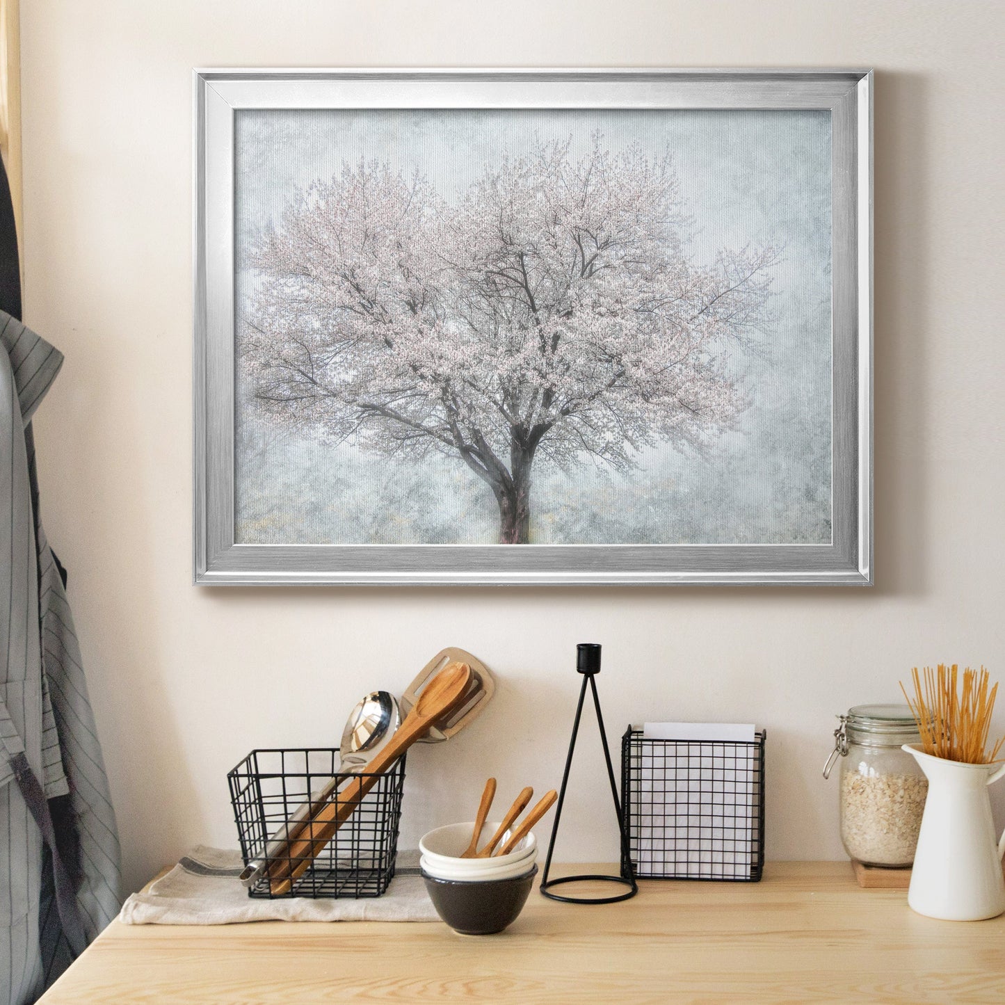 A Feel of Spring II - Modern Framed Canvas Print