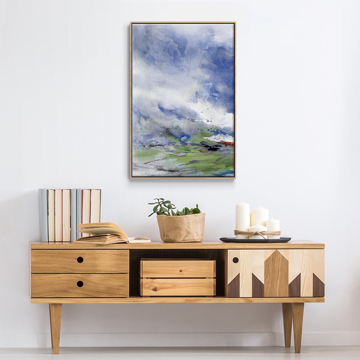 Spring Air I -  Framed Canvas Print