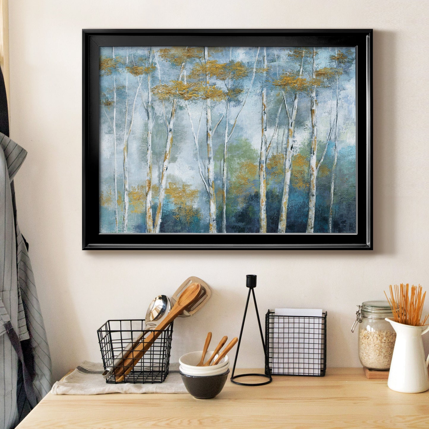 Indigo Forest Premium Classic Framed Canvas - Ready to Hang