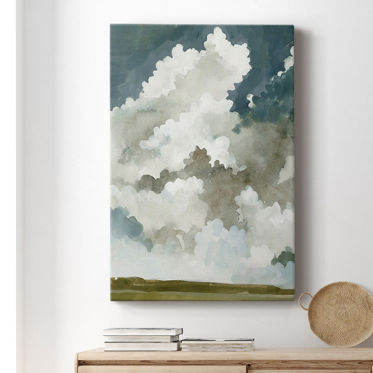 Vast Neutral Sky I Premium Gallery Wrapped Canvas - Ready to Hang