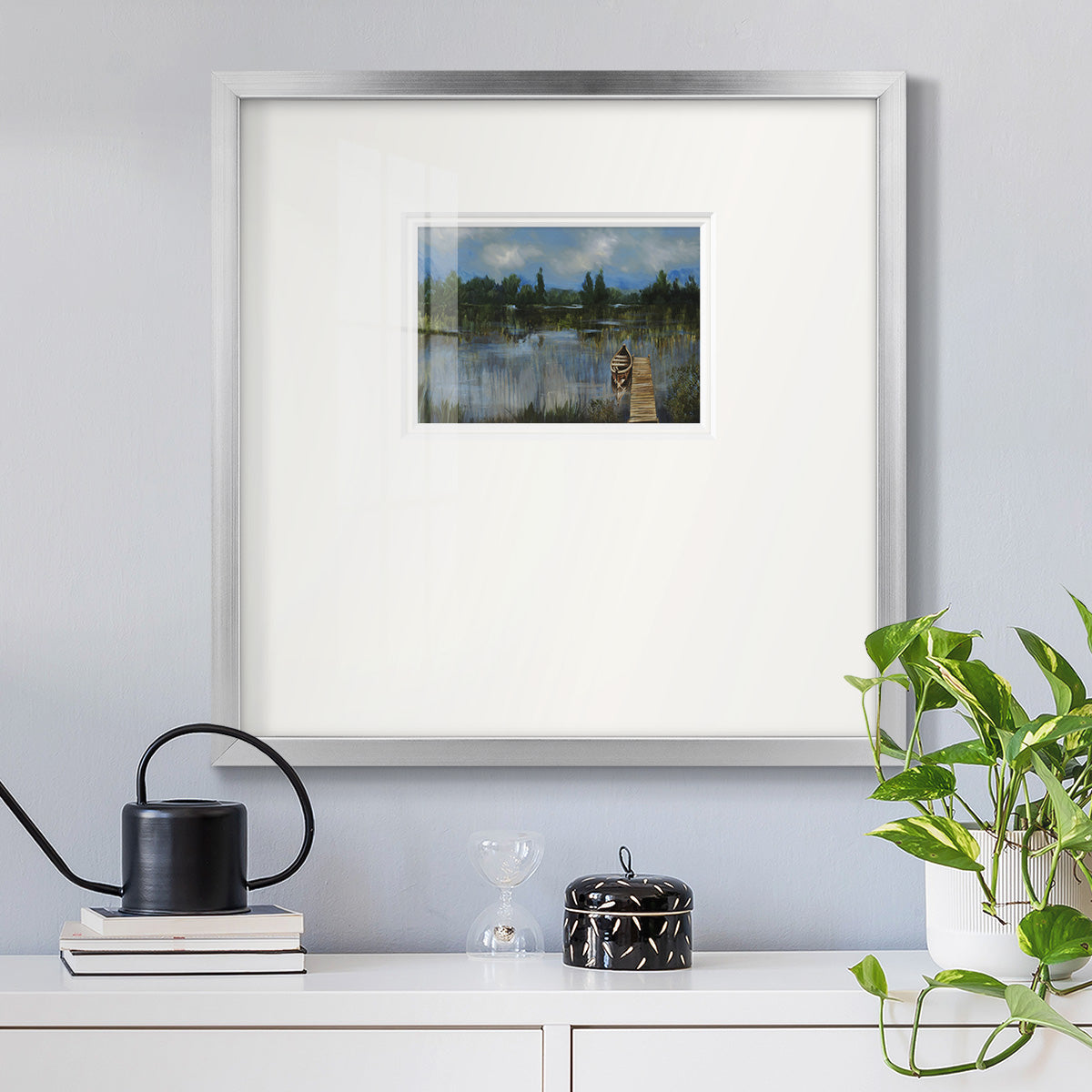 A Quiet Place Premium Framed Print Double Matboard