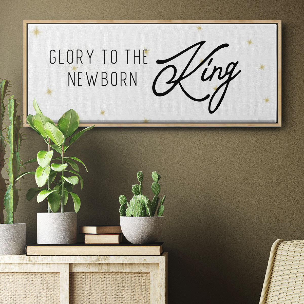 Glory - Floater Framed Canvas Print