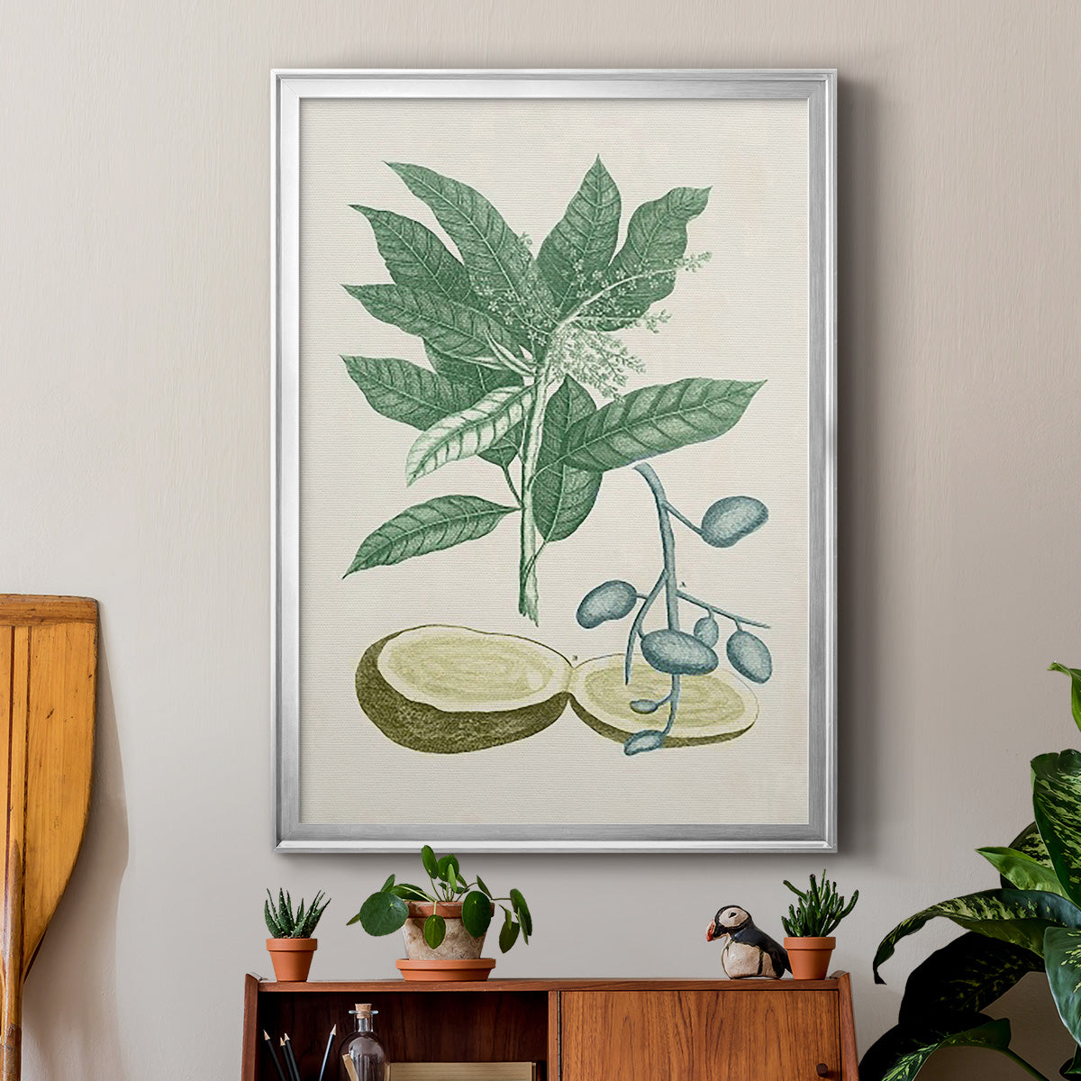Buchoz Tropicals IV - Modern Framed Canvas Print