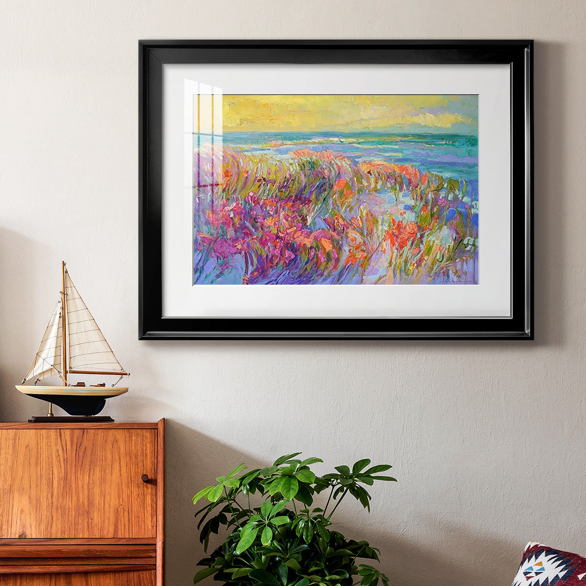 Summer Sanctuary - Modern Framed Art Print
