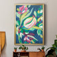 Blue Tropics III - Modern Framed Canvas Print