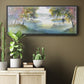 Meandering Lake I - Floater Framed Canvas Print