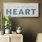 Grateful Heart - Floater Framed Canvas Print