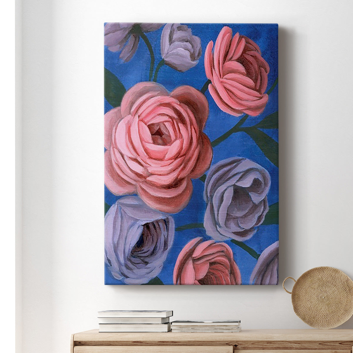 Layered Petals II - Canvas Art Print