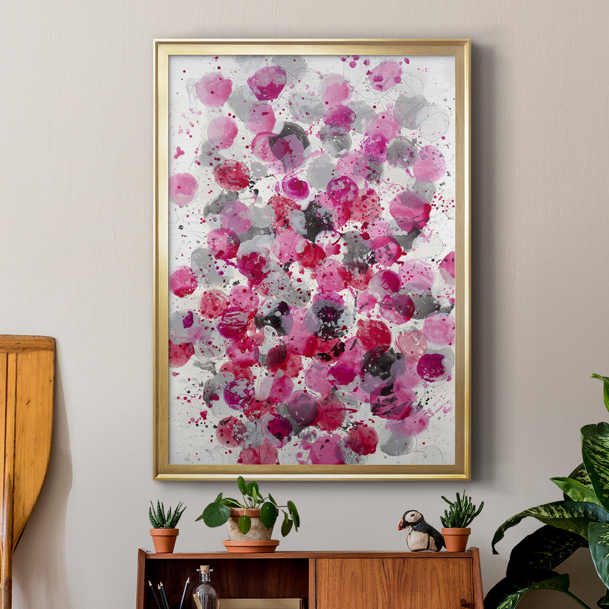 Bouquet - Modern Framed Canvas Print