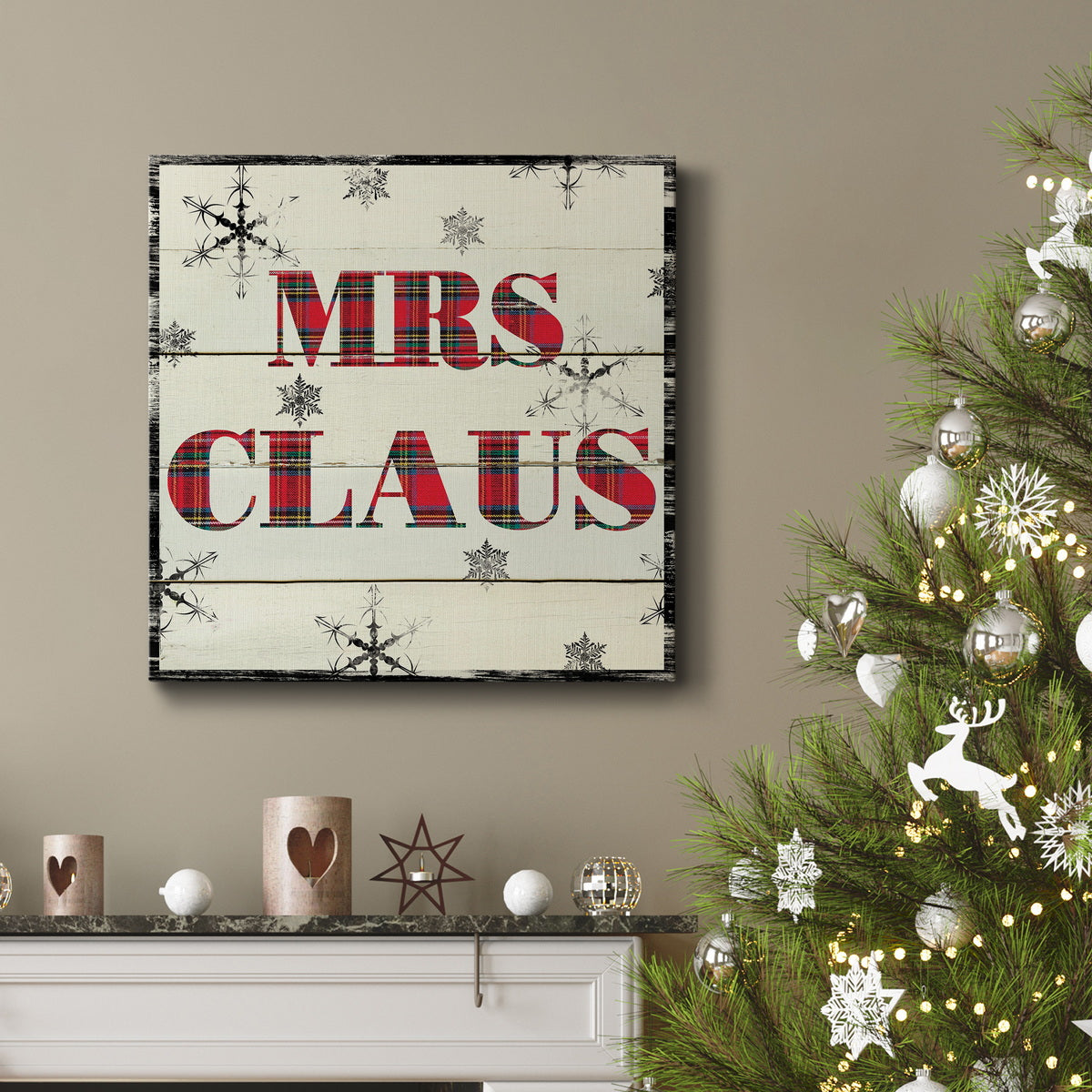 Mrs. Claus-Premium Gallery Wrapped Canvas - Ready to Hang