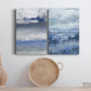 Soft Solace Indigo Premium Gallery Wrapped Canvas - Ready to Hang - Set of 2 - 8 x 12 Each