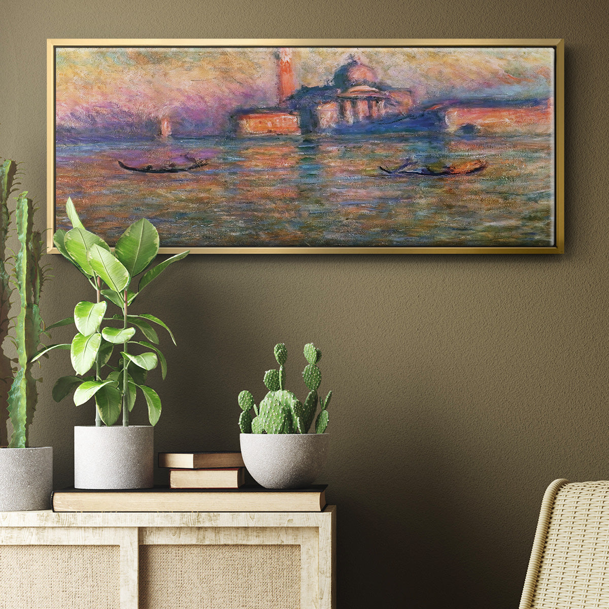 San Giorgio Maggiore, 1908 - Floater Framed Canvas Print
