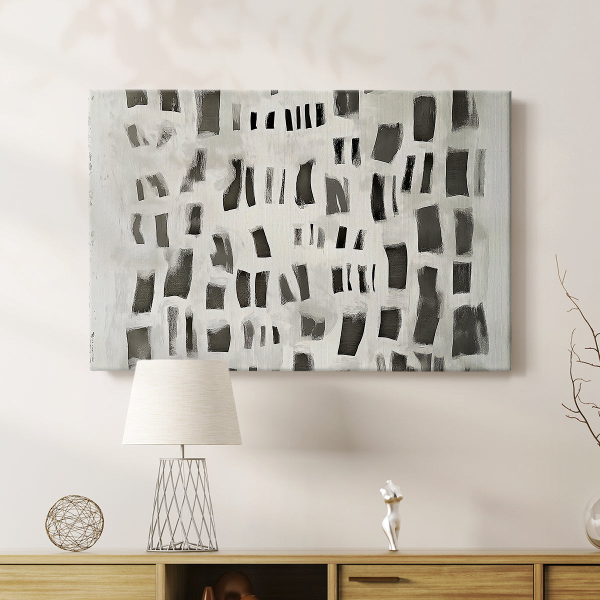 Square Abstract LXXII - Canvas Art Print