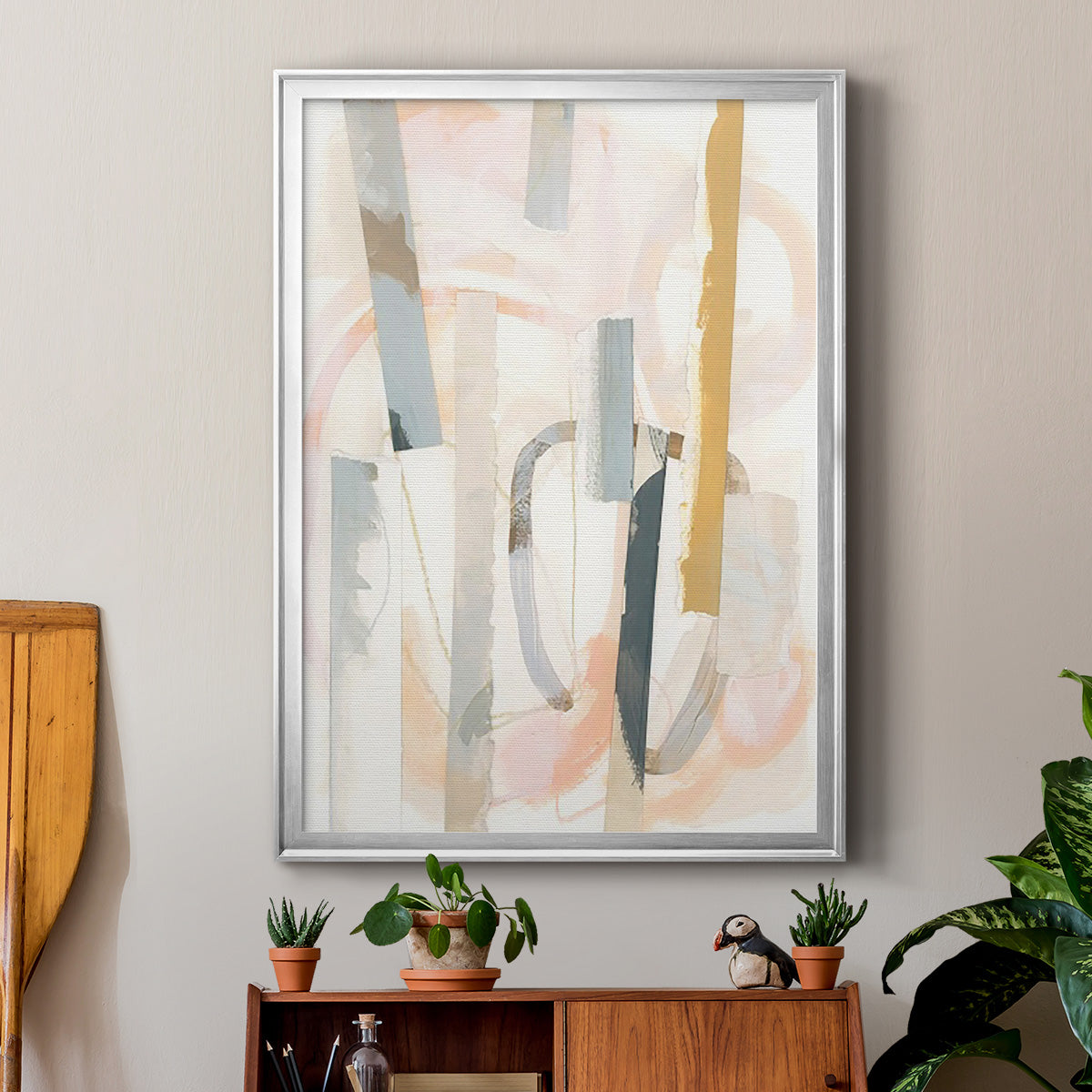 Melon Litmus IV - Modern Framed Canvas Print