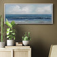 Cloudy Ocean Waves Horizon - Floater Framed Canvas Print